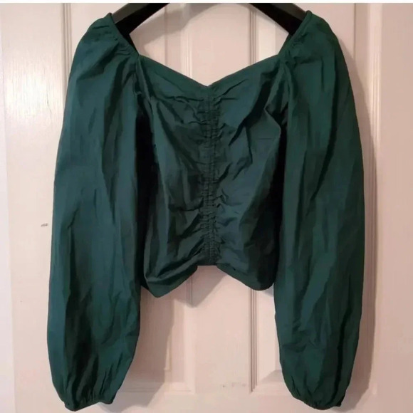 GAP Green Long Sleeve Blouse - Picture 5 of 6